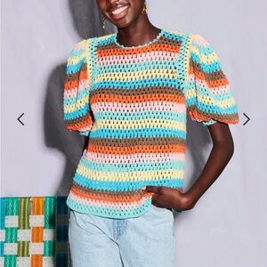 Saylor Reba Puff Sweater